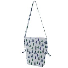 Coniferous Forest Folding Shoulder Bag by SychEva