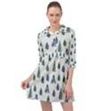 Coniferous Forest Mini Skater Shirt Dress View1