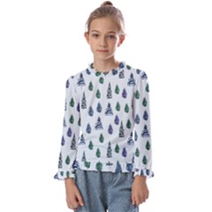 Coniferous Forest Kids  Frill Detail Tee