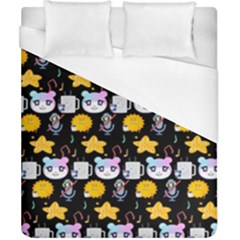 Cats Sun Stars Duvet Cover (california King Size) by Sparkle