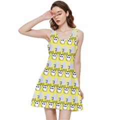 Cartoon Pattern Inside Out Racerback Dress