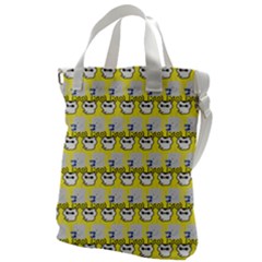 Cartoon Pattern Canvas Messenger Bag