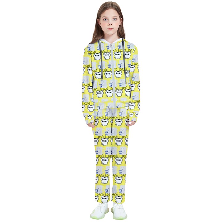 Cartoon Pattern Kids  Tracksuit