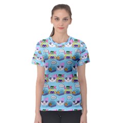 Look Cat Women s Sport Mesh Tee