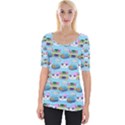 Look Cat Wide Neckline Tee View1