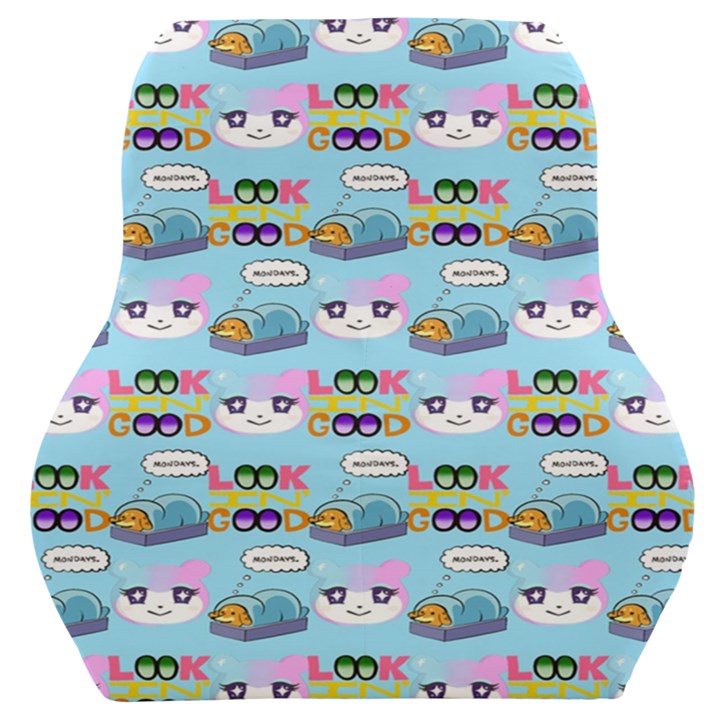 Look Cat Car Seat Back Cushion 