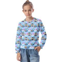 Look Cat Kids  Long Sleeve Tee with Frill 