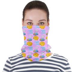 Cartoon Pattern Face Seamless Bandana (adult)