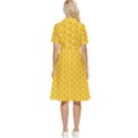 Cartoon Pattern Button Top Knee Length Dress View2