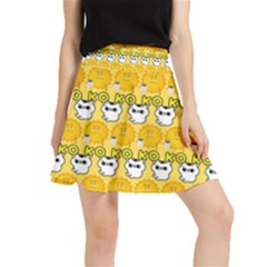 Cartoon Pattern Waistband Skirt by Sparkle