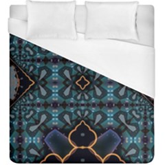 Blue Pattern Duvet Cover (king Size)