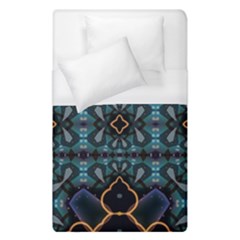 Blue Pattern Duvet Cover (single Size) by Dazzleway