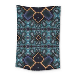 Blue Pattern Small Tapestry