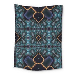 Blue Pattern Medium Tapestry