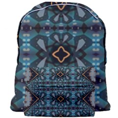 Blue Pattern Giant Full Print Backpack by Dazzleway