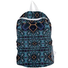 Blue Pattern Foldable Lightweight Backpack