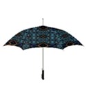 Blue pattern Straight Umbrellas View3