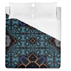 Blue Pattern Duvet Cover (queen Size)