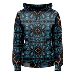 Blue Pattern Women s Pullover Hoodie