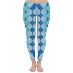 Turquoise Classic Winter Leggings