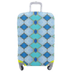 Turquoise Luggage Cover (medium) by Dazzleway