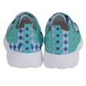 Turquoise Kids  Velcro No Lace Shoes View4