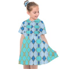 Turquoise Kids  Sailor Dress by Dazzleway