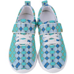 Turquoise Women s Velcro Strap Shoes by Dazzleway