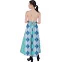 Turquoise Tie Back Maxi Dress View2