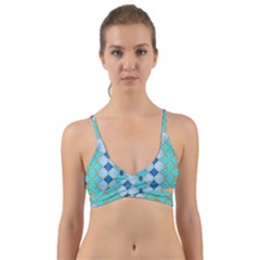 Turquoise Wrap Around Bikini Top by Dazzleway