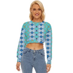 Turquoise Lightweight Long Sleeve Sweatshirt