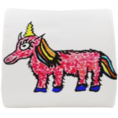 Unicorn Sketchy Style Drawing Seat Cushion by dflcprintsclothing