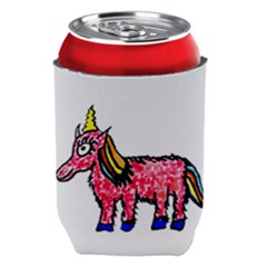 Unicorn Sketchy Style Drawing Can Holder by dflcprintsclothing