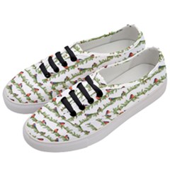 Bullfinches On The Branches Women s Classic Low Top Sneakers by SychEva