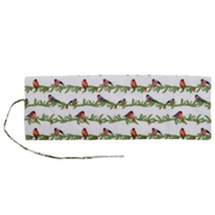 Bullfinches On The Branches Roll Up Canvas Pencil Holder (m) by SychEva