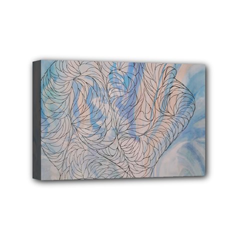 Convoluted Patterns Mini Canvas 6  X 4  (stretched) by kaleidomarblingart