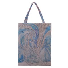 Convoluted Patterns Classic Tote Bag by kaleidomarblingart