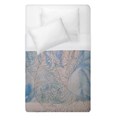 Convoluted Patterns Duvet Cover (single Size) by kaleidomarblingart