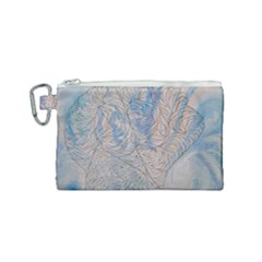 Convoluted Patterns Canvas Cosmetic Bag (small) by kaleidomarblingart