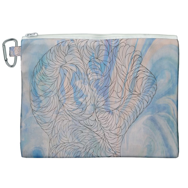 Convoluted patterns Canvas Cosmetic Bag (XXL)