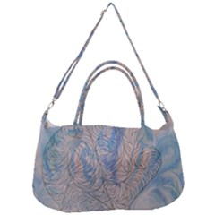 Convoluted Patterns Removal Strap Handbag by kaleidomarblingart