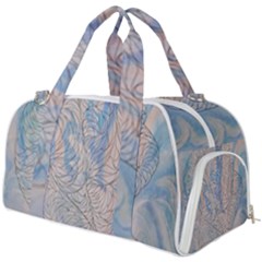 Convoluted Patterns Burner Gym Duffel Bag by kaleidomarblingart