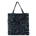 Emerald Distortion Grocery Tote Bag View2