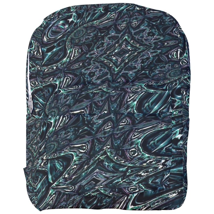 Emerald Distortion Full Print Backpack