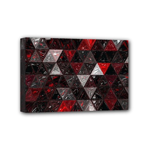 Gothic Peppermint Mini Canvas 6  X 4  (stretched) by MRNStudios