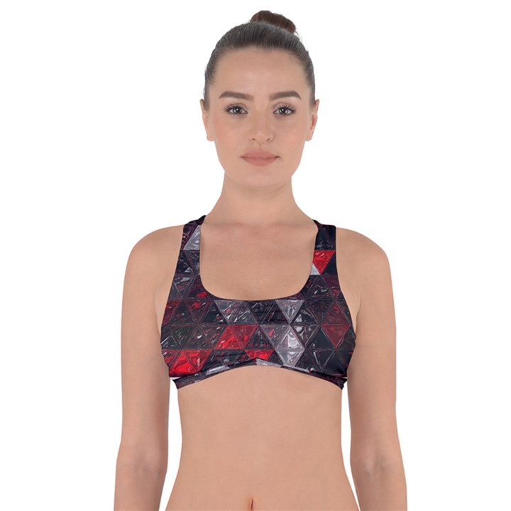 Gothic Peppermint Got No Strings Sports Bra