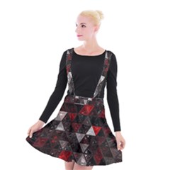 Gothic Peppermint Suspender Skater Skirt by MRNStudios