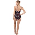 Gothic Peppermint High Neck One Piece Swimsuit View2