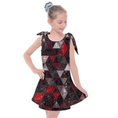 Gothic Peppermint Kids  Tie Up Tunic Dress by MRNStudios