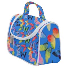 Bright Butterflies Circle In The Air Satchel Handbag by SychEva